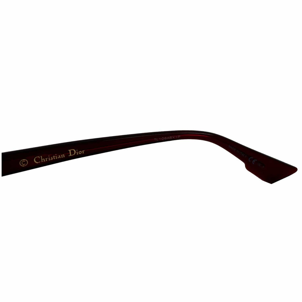 Christian Dior BIANCA-0T558-I7 Burgundy Pink Sunglasses Grey Petrol Lens