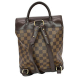 Louis Vuitton Soho Damier Ebene Backpack Bag Brown