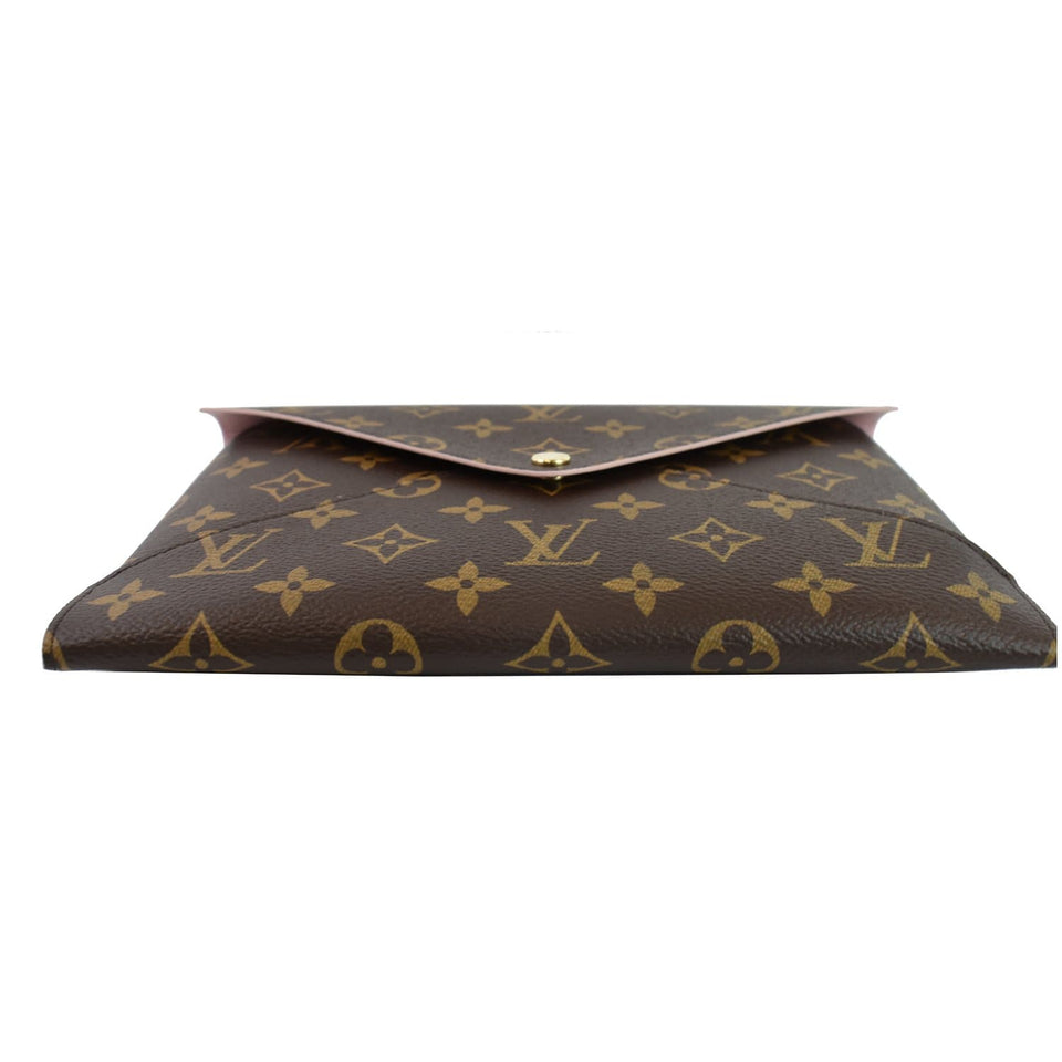 Louis Vuitton Kirigami Pochette Large Monogram Canvas Clutch Brown