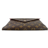 Louis Vuitton Kirigami Pochette Large Monogram Canvas Clutch Brown