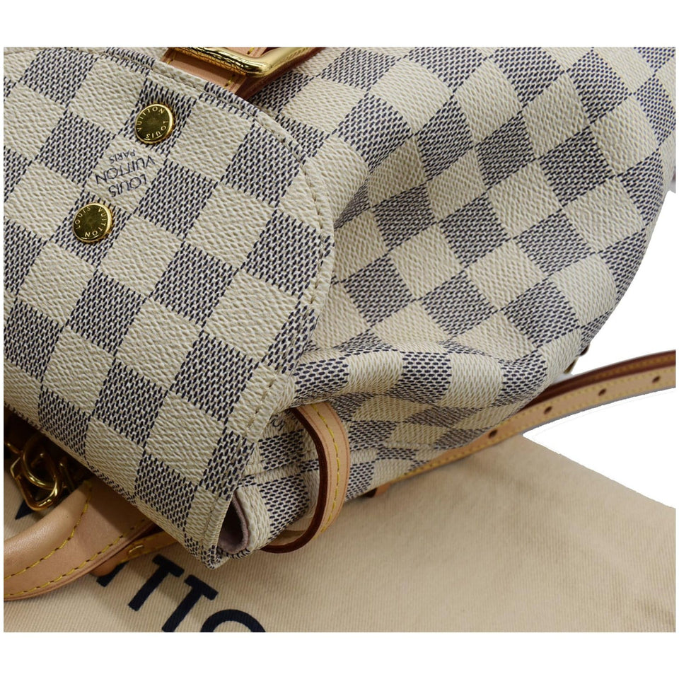 Louis Vuitton Sperone BB Damier Azur Backpack Bag White