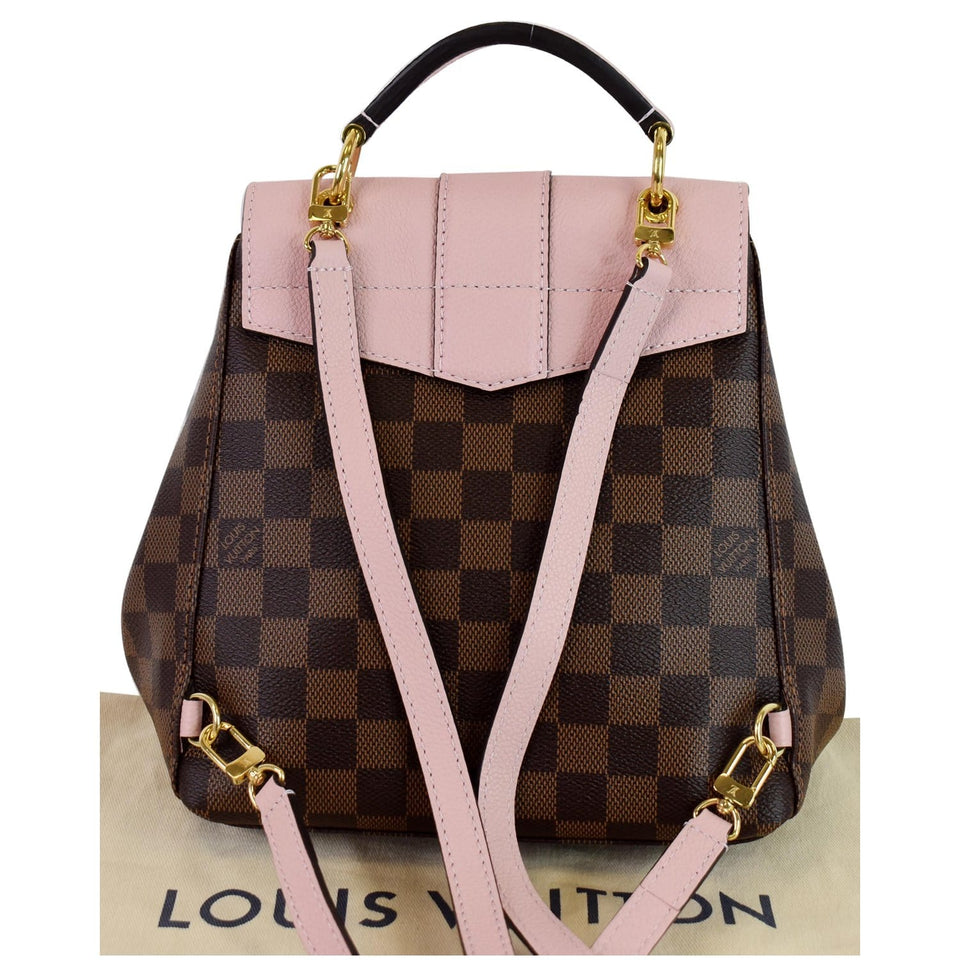 Louis Vuitton Clapton Damier Ebene Backpack Bag Magnolia