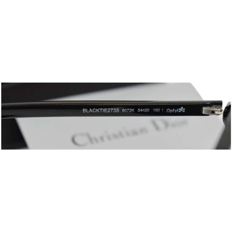 Christian Dior Homme BLACK273S-0807-2K Black Sunglasses Grey Lens