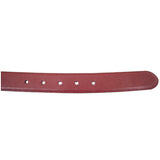 Prada Saffiano Leather Logo Belt Red 34/85