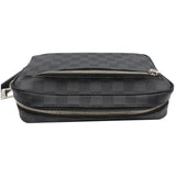 Louis Vuitton Alpha Damier Graphite Canvas Pouch Clutch Bag Black