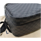 Louis Vuitton Michael Damier Graphite Canvas Backpack Bag Black