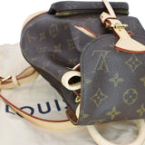 Louis Vuitton Mini Montsouris Monogram Canvas Backpack Bag Brown