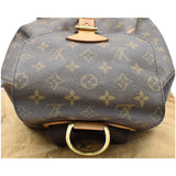 Louis Vuitton Montsouris GM Monogram Canvas Backpack Bag Brown