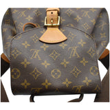 Louis Vuitton Montsouris GM Monogram Canvas Backpack Bag Brown