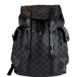 Louis Vuitton Christopher PM Damier Graphite Backpack Bag Black