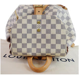 Louis Vuitton Sperone Damier Azur Backpack Bag White