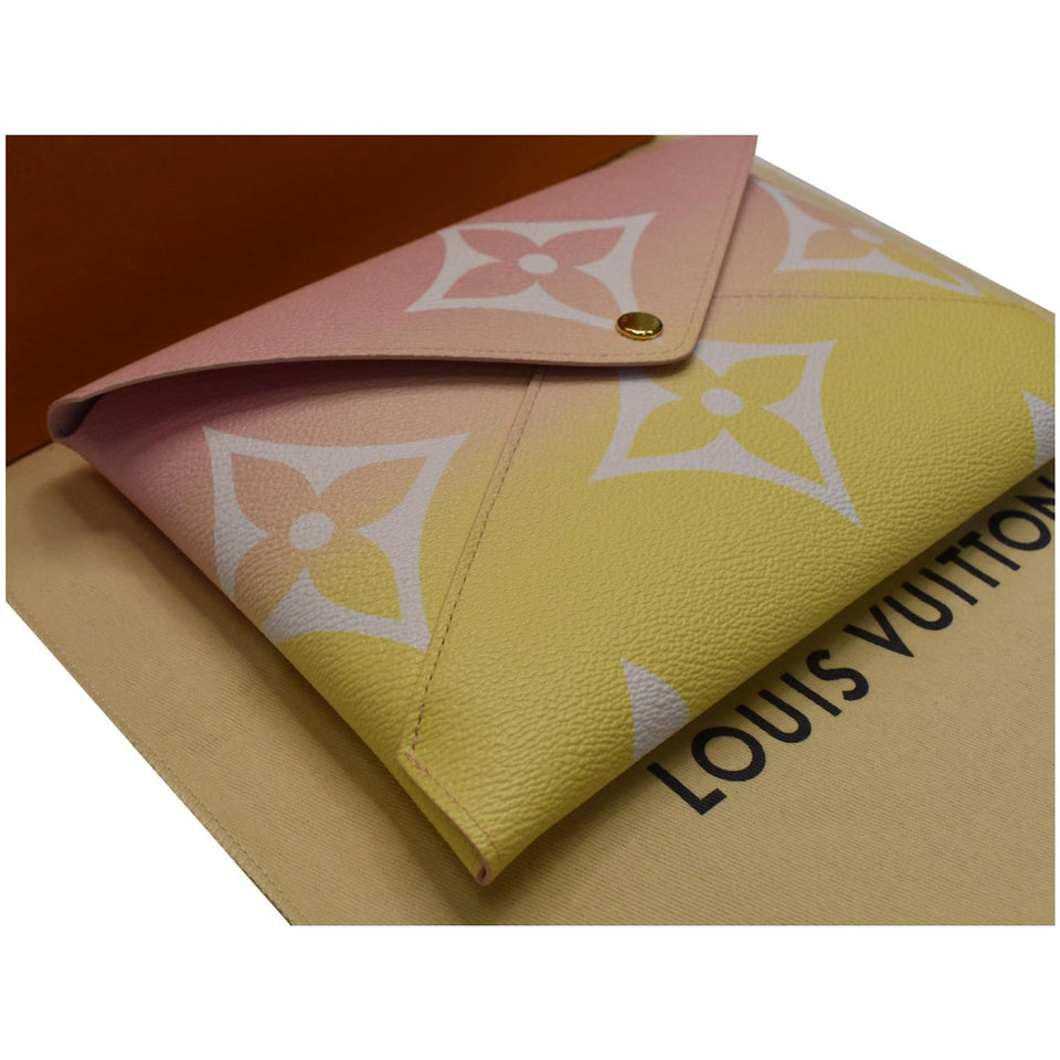 Louis Vuitton By The Pool Kirigami Large Monogram Giant Clutch Light Pink