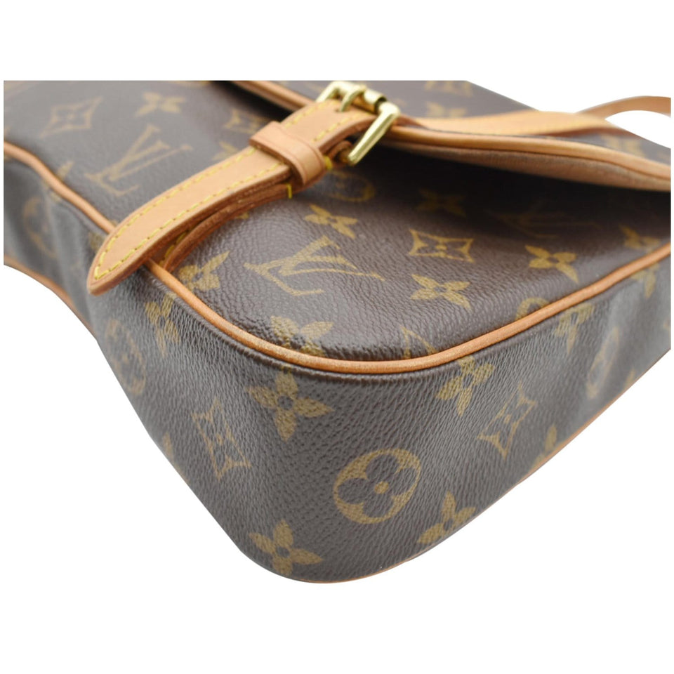 Louis Vuitton Marelle Sac a Dos Monogram Canvas Backpack Bag Brown