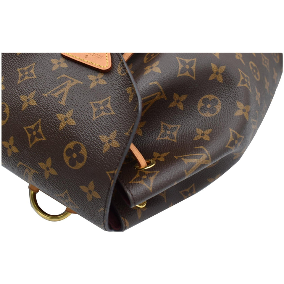 Louis Vuitton Montsouris NM Monogram Canvas Backpack Bag Brown