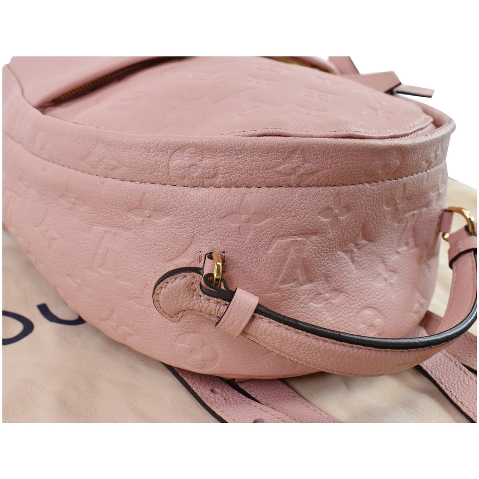 Louis Vuitton Sorbonne Monogram Empreinte Leather Backpack Rose Poudre