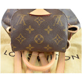 Louis Vuitton Mini Montsouris Monogram Canvas Backpack Bag Brown