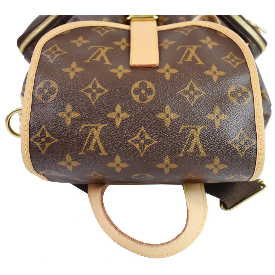 Louis Vuitton Sac A Dos Bosphore Monogram Canvas Backpack Bag Brown