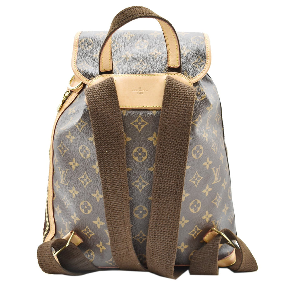 Louis Vuitton Sac A Dos Bosphore Monogram Canvas Backpack Bag Brown