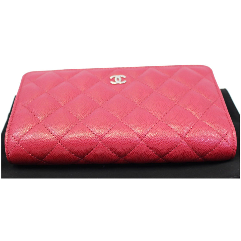 Chanel Wallet On Chain WOC Caviar Leather Clutch Crossbody Bag Red
