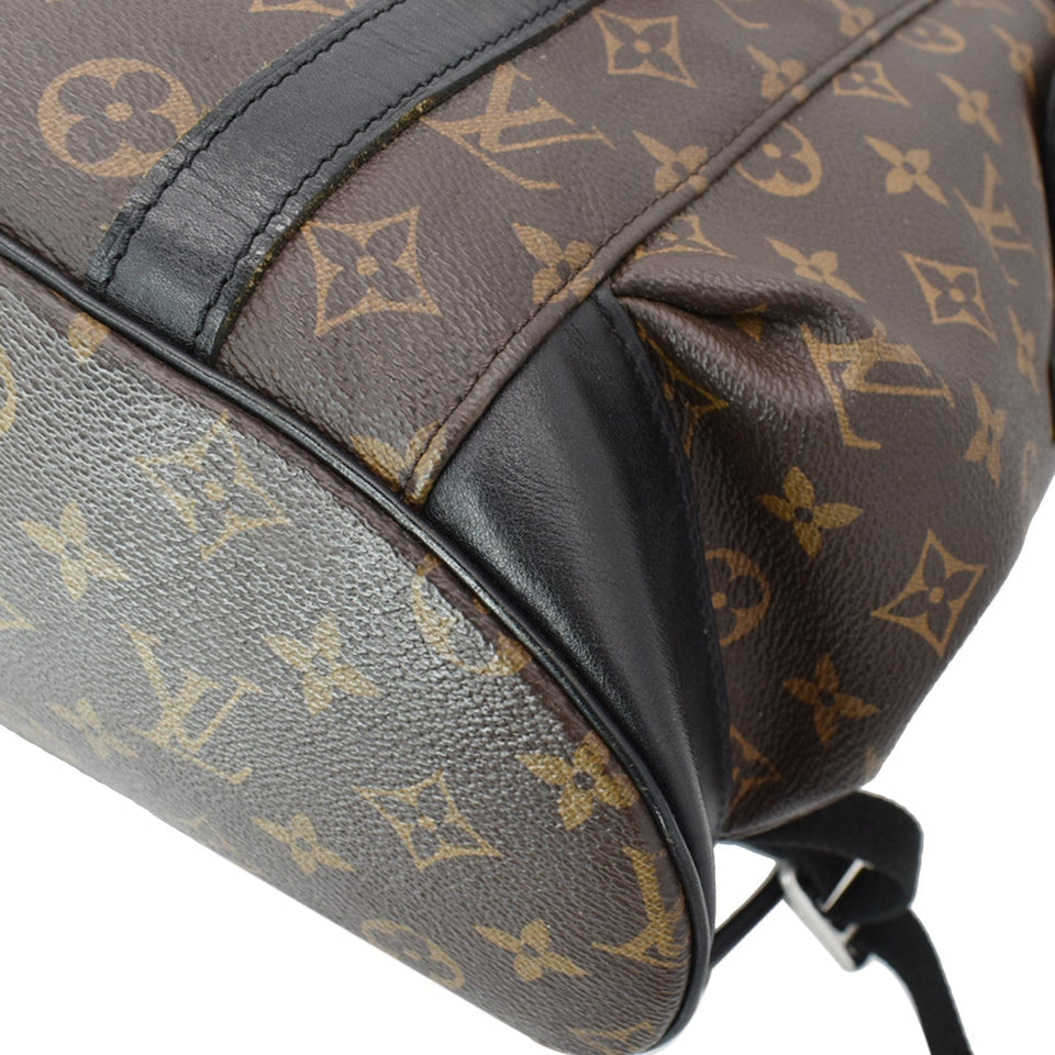 Louis Vuitton Christopher Monogram Macassar Canvas Backpack Bag Brown