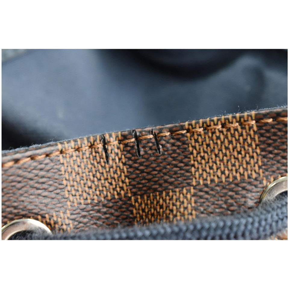 Louis Vuitton Runner Damier Ebene Backpack Bag Brown