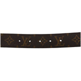 Louis Vuitton LV Cut Monogram Canvas Belt Brown Size 80.32