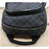 Louis Vuitton Michael Damier Graphite Canvas Backpack Bag Black