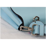 Christian Dior Be Dior Small Leather Flap Shoulder Bag Light Blue