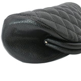 Chanel Timeless Caviar Quilted Leather Clutch Black