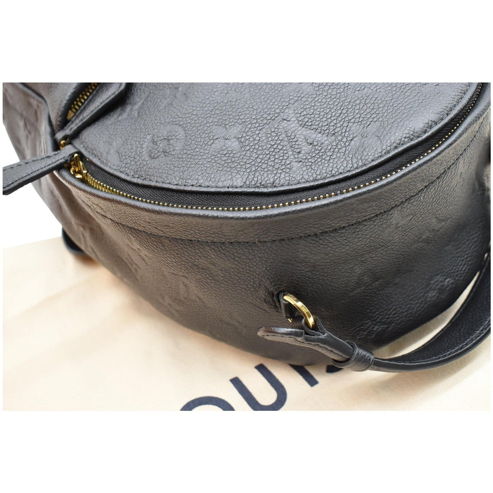 Louis Vuitton Sorbonne Monogram Empreinte Leather Backpack Black