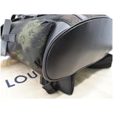 Louis Vuitton Christopher PM Camouflage Nylon Monogram Backpack Bag Black