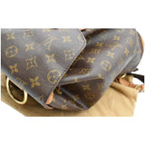Louis Vuitton Montsouris GM Monogram Canvas Backpack Bag Brown