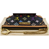 Louis Vuitton Milla MM Monogram Pochette Clutch Bag Multicolor