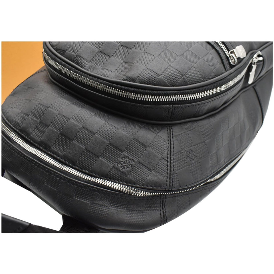 Louis Vuitton Michael Damier Infini Leather Backpack Bag Black