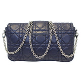 Christian Dior Miss Dior Cannage Quilted Leather Crossbody Bag Black