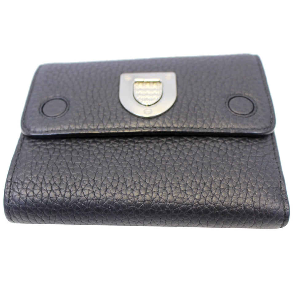 Christian Dior Noir Black Leather Wallet