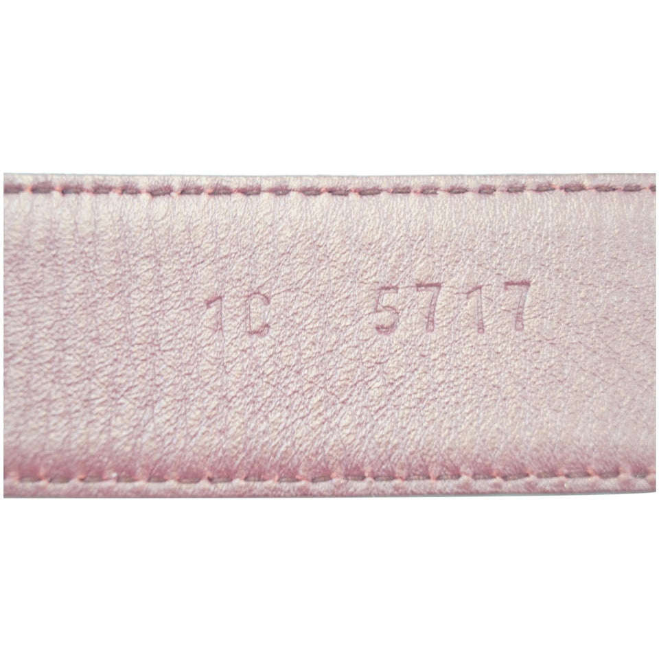 Prada Saffiano Leather Logo Belt Red 34/85