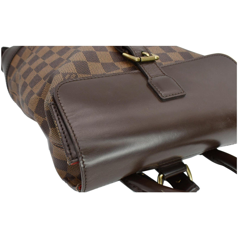 Louis Vuitton Soho Damier Ebene Backpack Bag Brown