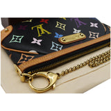 Louis Vuitton Milla MM Monogram Pochette Clutch Bag Multicolor