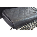 Chanel Cambon Ligne Quilted Leather WOC Clutch Bag Black