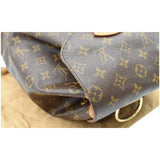 Louis Vuitton Montsouris GM Monogram Canvas Backpack Bag Brown