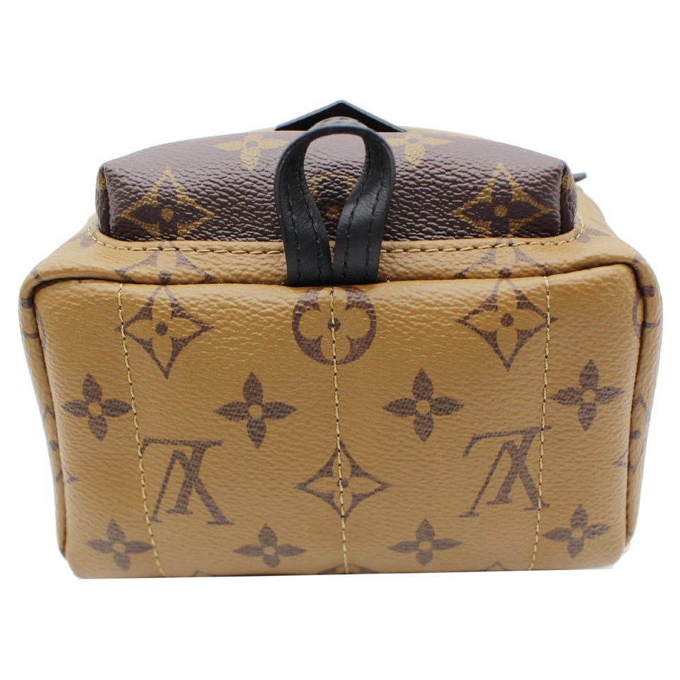 Louis Vuitton Palm Springs Mini Monogram Reverse Canvas Backpack Brown