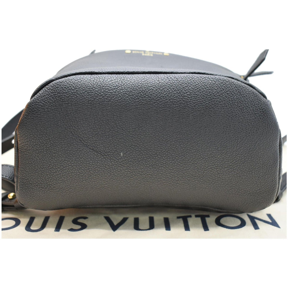 Louis Vuitton Sorbonne Monogram Empreinte Leather Backpack Black