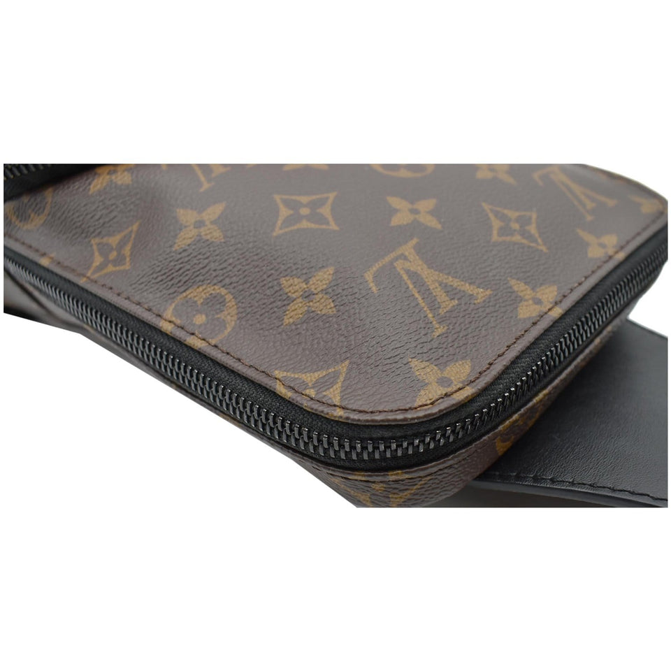 Louis Vuitton Avenue Sling Damier Ebene Backpack Bag Brown