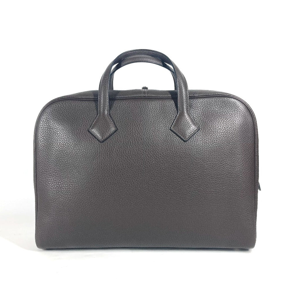 Hermes Business bag Taurillon Clemence Brown bag handbag Victoria 2 mens