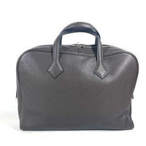 Hermes Business bag Taurillon Clemence Brown bag handbag Victoria 2 mens