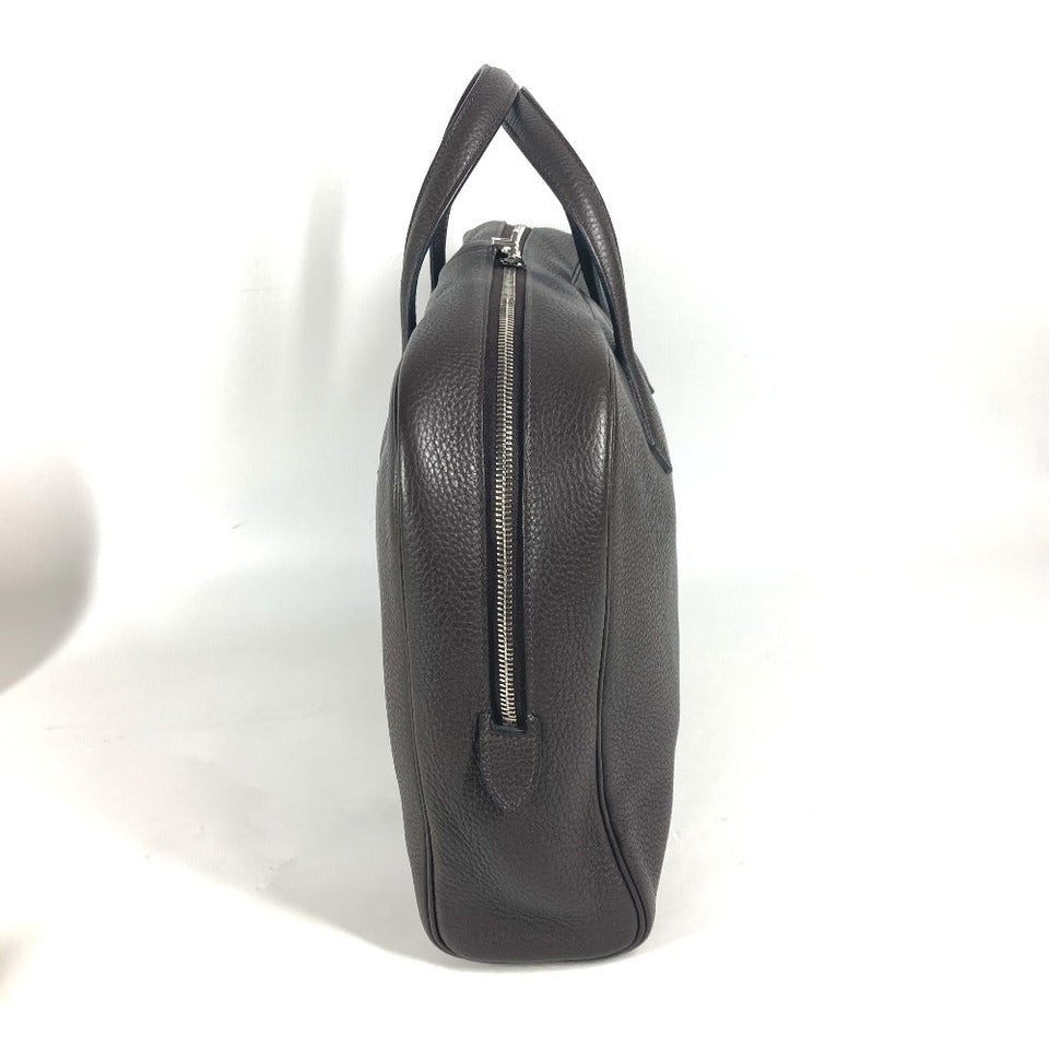 Hermes Business bag Taurillon Clemence Brown bag handbag Victoria 2 mens