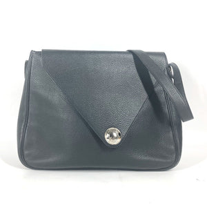 Hermes Shoulder Bag leather black Serie Christine unisex(Unisex)