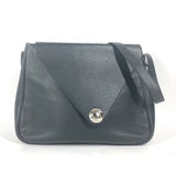 Hermes Shoulder Bag leather black Serie Christine unisex(Unisex)
