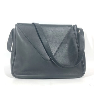 Hermes Shoulder Bag leather black Serie Christine unisex(Unisex)